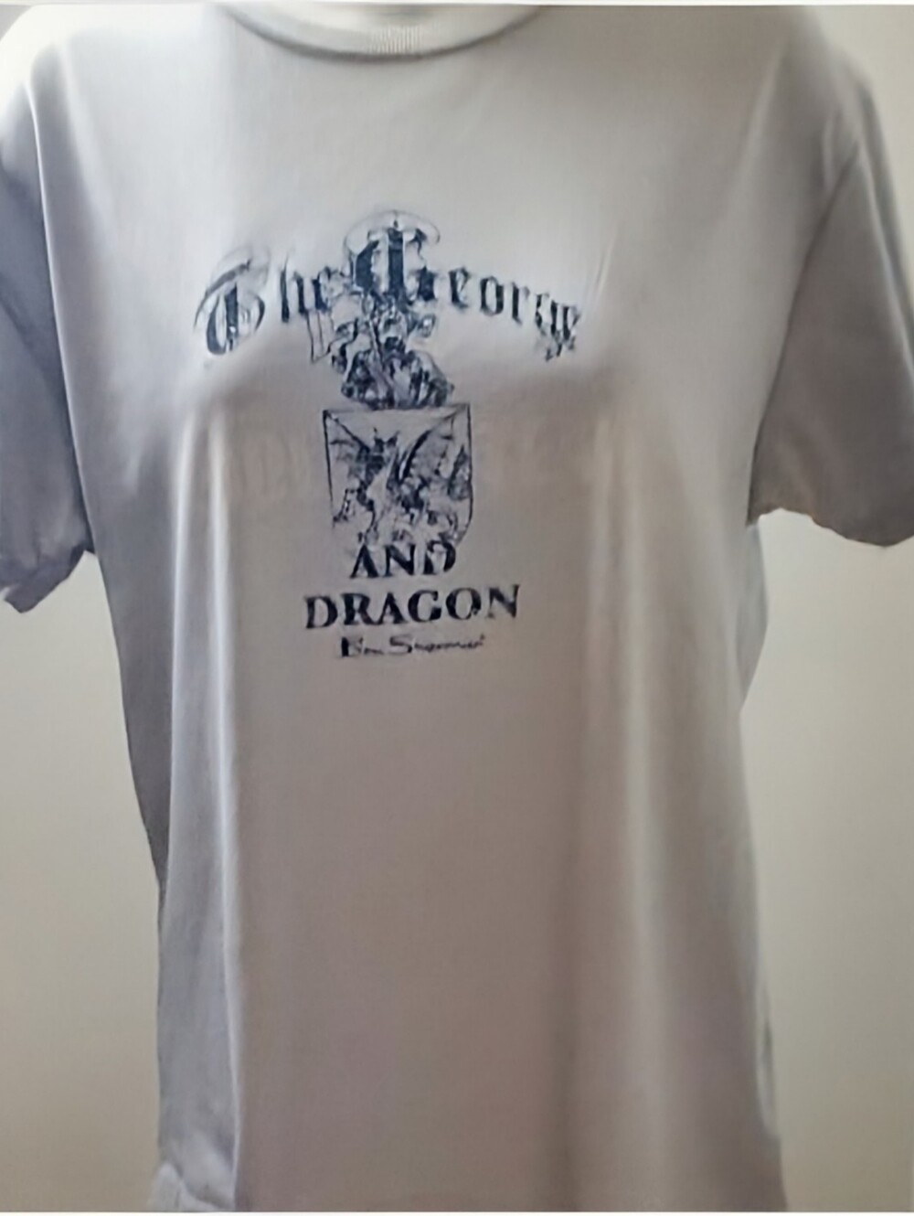 Ben Sherman Gray Dragon Graphic Tee